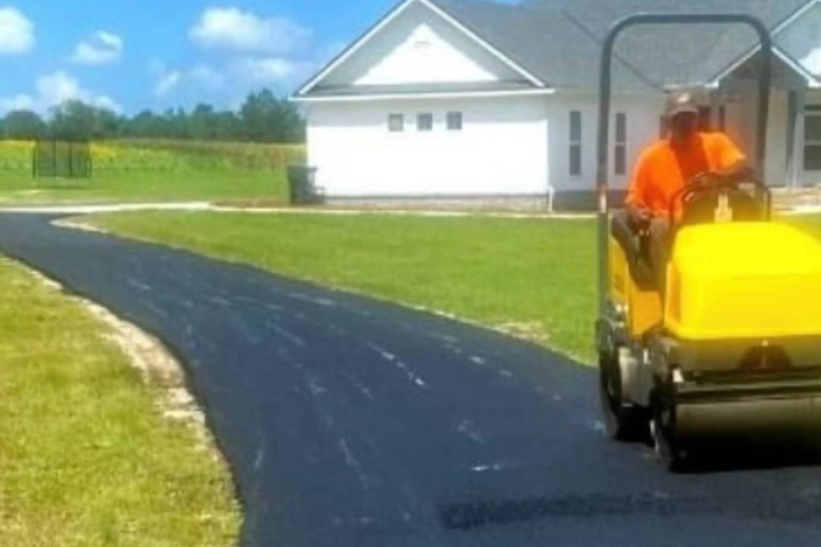 Completed DC Hot Mix asphalt paving project