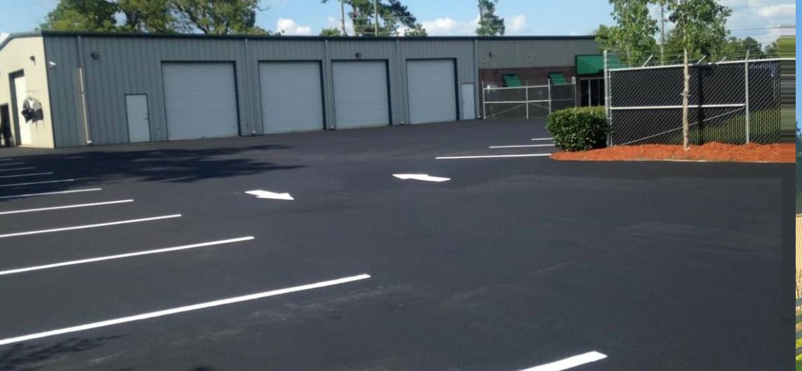 Completed DC Hot Mix asphalt paving project